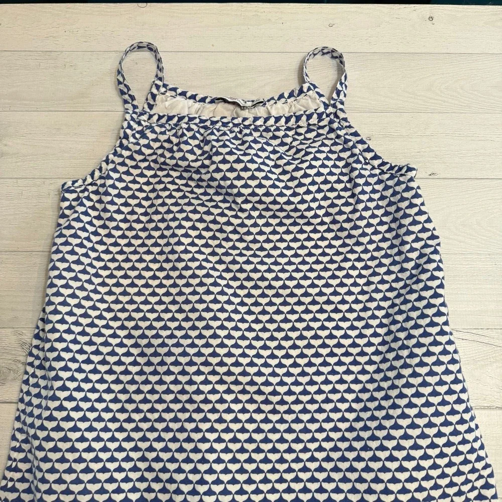 Vineyard Vines girls navy blue and white dress girls size 14‎